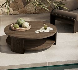Lanay Reclaimed Teak Round Outdoor Coffee Table (48&quot;)