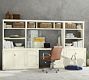 Logan Executive Desk with Cabinets Office Suite (110&quot;-134&quot;)
