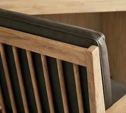 Cody Leather Swivel Desk Chair