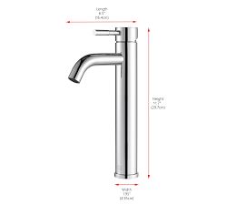 Langdon Tall Single Hole Bathroom Sink Faucet
