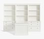 Livingston Peninsula Desk with 105&quot; Bookcase Suite (105&quot;)