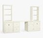Logan Executive Desk with Cabinets Office Suite (110&quot;-134&quot;)