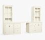 Logan Executive Desk with Cabinets Office Suite (110&quot;-134&quot;)