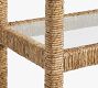 Malibu Glass Shelves Bookcase (34&quot;)