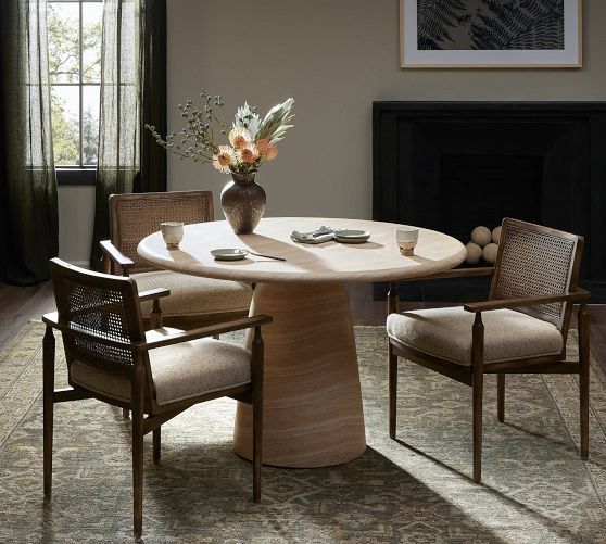 Cardinal Round Pedestal Dining Table (48