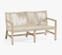 Indio Coastal Mahogany &amp; Rope Outdoor Loveseat (52&quot;)