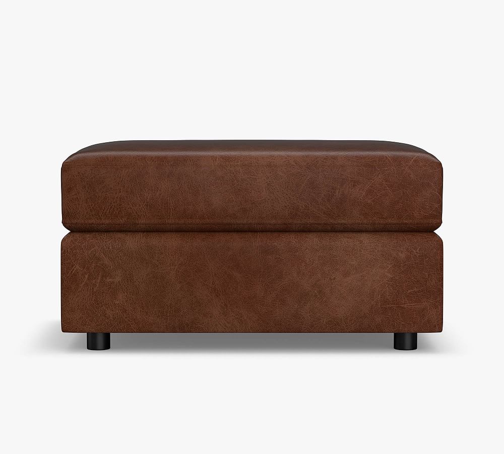 Open Box: Pacifica Leather Ottoman