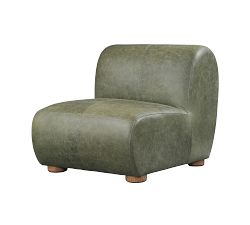 Camila Leather Accent Chair