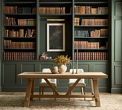 Farmhouse Trestle Extendable Dining Table (84&quot;-104&quot;)