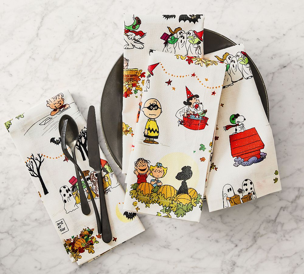 Peanuts&#8482; Great Pumpkin Organic Cotton Napkins - Set of 4