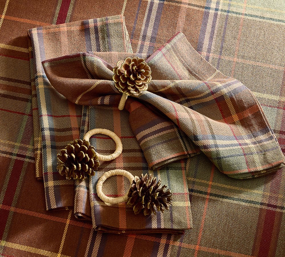 Pinecone Napkin Rings - Set of 4