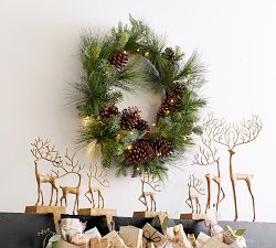 Open Box: Handcrafted Brass Merry Reindeer
