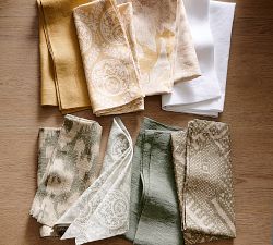 Sunflower Botanical Organic Cotton Napkins - Set of 4