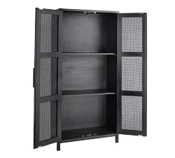 Danza Cane Tall Storage Cabinet (35.5&quot;w)