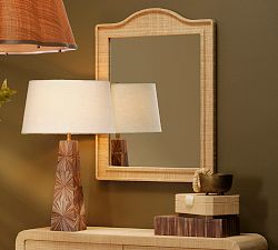 Hilltop Raffia Mirror