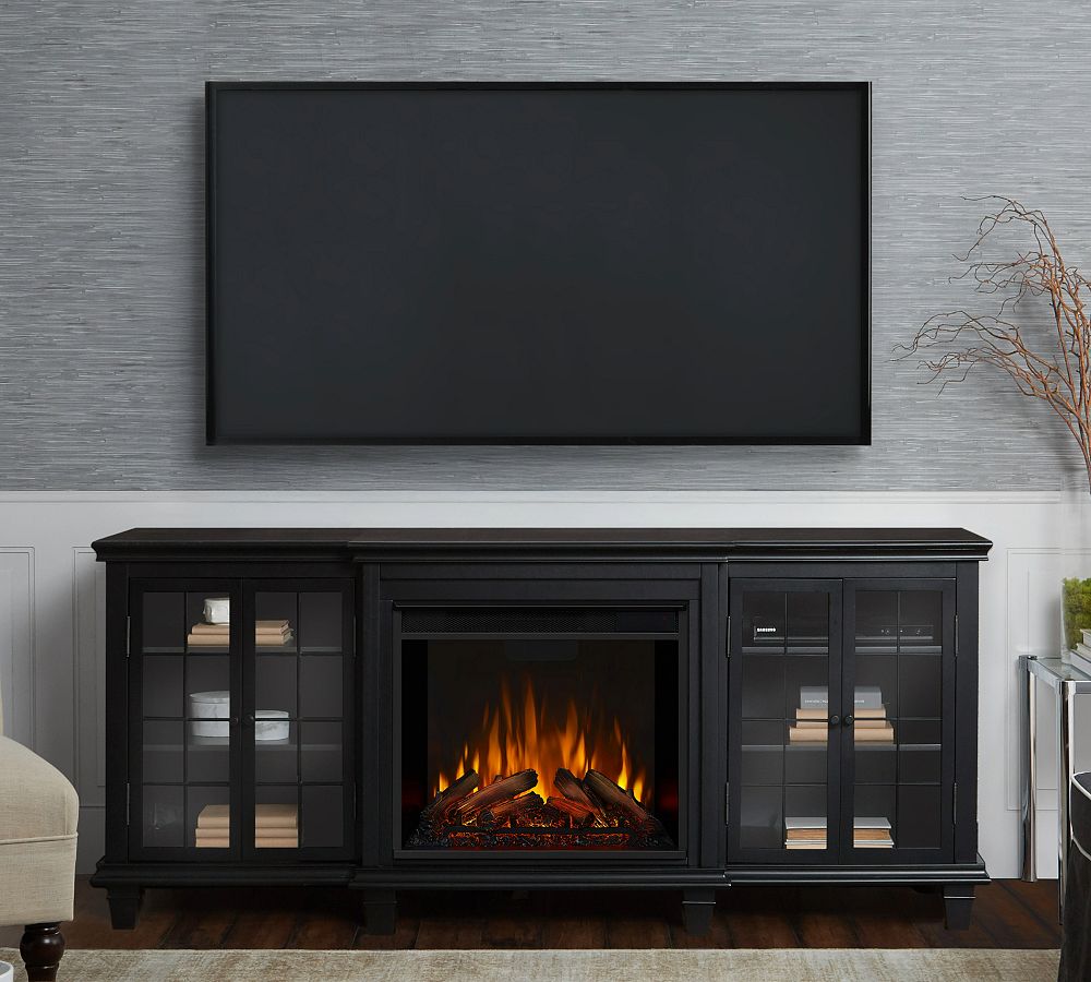 Lowe Electric Fireplace Media Cabinet