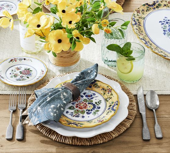 Monique Lhuillier Juliana Scalloped Dinner Plate