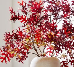 Faux Autumn Oak Branch - 45&quot;