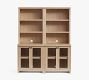 Modern Farmhouse Shelf with Display Cabinets (68&quot;)