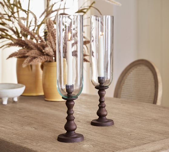 Napa Bronze Hurricane Candleholder