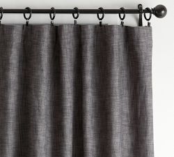 Open Box: Seaton Textured Cotton Blackout Curtain