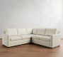 Cameron Modern Square Arm 3-Piece L-Shaped Sectional (99&quot;)