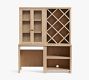 Modern Farmhouse 68&rdquo; Wine Storage with Display Cabinet