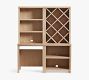 Modern Farmhouse 68&rdquo; Wine Storage with Display Cabinet