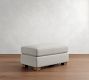 PB Comfort Modern Square Arm Ottoman and a Half