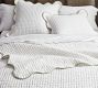 Julia Berolzheimer Beau Scalloped Pickstitch Cotton Quilted Sham