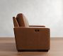 Big Sur Square Arm Leather Power Recliner