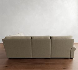 Big Sur Roll Arm Power Reclining L-Shaped Sectional (122&quot;-134&quot;)