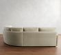 Pearce Square Arm 3-Piece Curved Wedge Sectional (127&quot;)