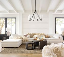Dream Wide Arm Sectional Ottoman