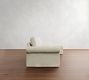 PB Comfort Modern Roll Arm Slipcovered Chaise Sectional (105&quot;-131&quot;)