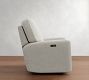 PB Comfort Modern Square Arm Manual &amp; Power Swivel Glider Recliner