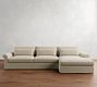 Westwood Roll Arm Deep Seat Chaise Sectional (136&quot;-154&quot;)