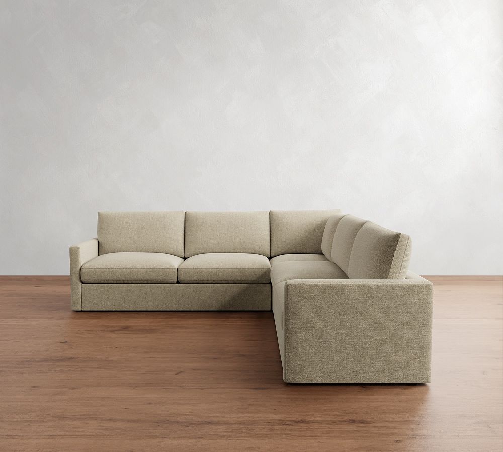 Westwood Slim Arm 3-Piece L-Shaped Sectional (118&quot;)