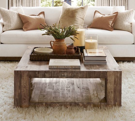 Rockport Square Reclaimed Wood Coffee Table (44")
