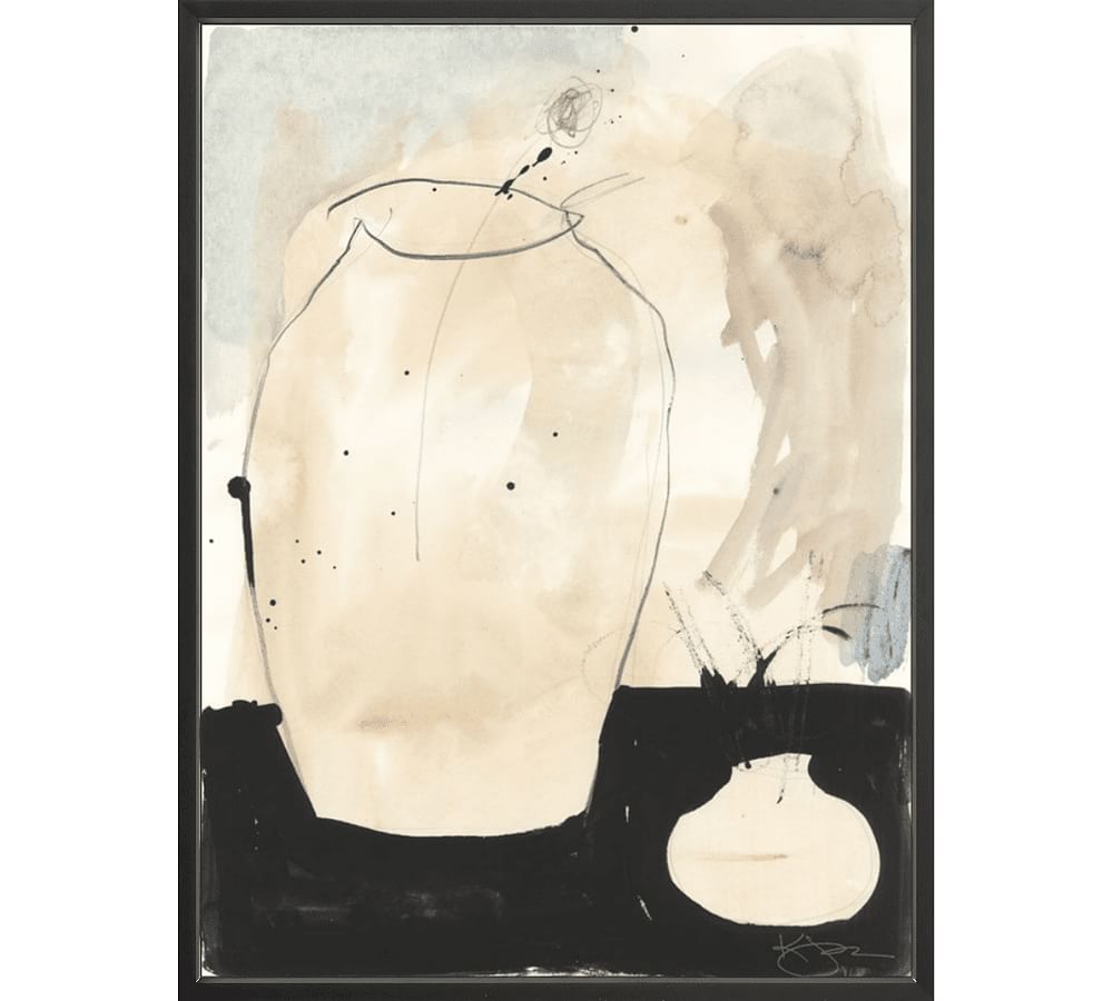 Custom Framed - Inky Vases by The Artists Studio
