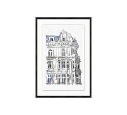 French Architecture Framed Print