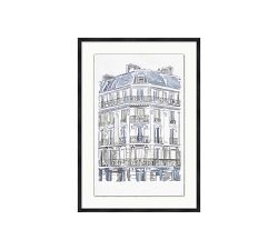 French Architecture Framed Print