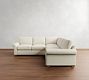 PB Comfort Modern Roll Arm 3-Piece L-Shaped Sectional (115&quot;)