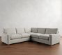PB Comfort Modern Square Arm 3-Piece L-Shaped Sectional (106&quot;)