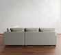 PB Comfort Modern Square Arm 3-Piece L-Shaped Sectional (106&quot;)