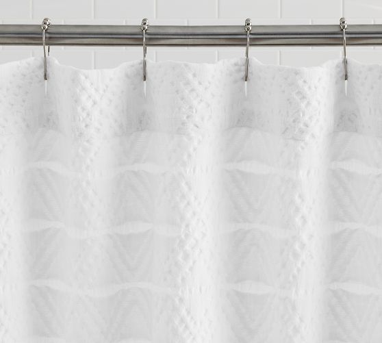 Diamond Matelasse Shower Curtain