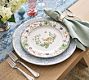 Botanical Bunny Stoneware Dinner Plates - Set of 4