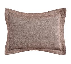 Open Box: Belgian Flax Linen Sham, Standard, Set of 2 - Dark Green