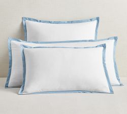 Bordered Percale Duvet Cover
