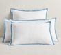 Bordered Percale Duvet Cover